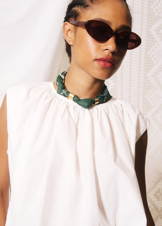 FRNCH Caloggero Crisp White Shirt