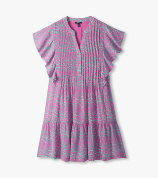 Hatley Ikat Pintuck Dress