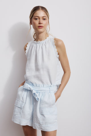 Melissa Nepton Spencer Shorts in Ice Blue