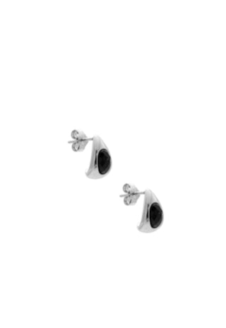 Sarah Mulder Mimi Stud Earrings in Rhodium
