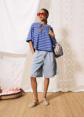 FRNCH Pasquale Striped Top