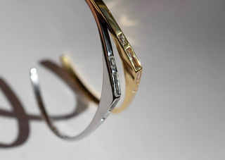 Sarah Mulder Golden Hour Cuff Rhodium CZ