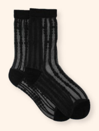 Unified Sheer Merlot Bubbles Socks