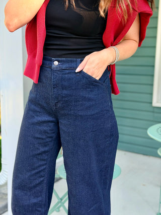 Yoga Denim Relaxed Dark Wash Mahina Jean