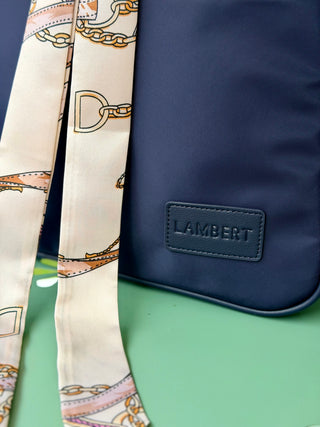 Lambert Amalfi Navy Nylon Travel Tote