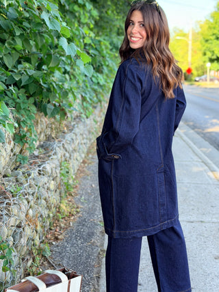 White Stuff Oakleigh Denim Trench Coat