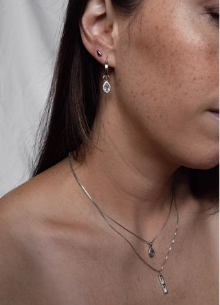 Sarah Mulder Koy Necklace in Rhodium
