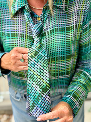 Dotty Pre-Order Retro Grid Shirt & Tie