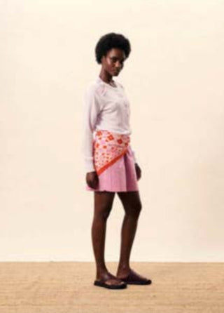 FRNCH Herisson Silk & Cotton Scarf