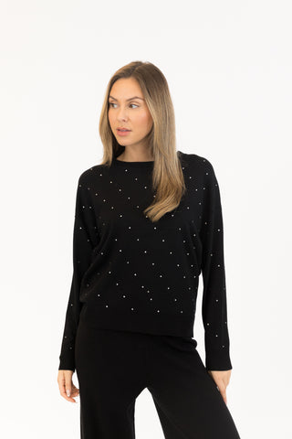 Lyla + Luxe Bianca Crystal Pullover