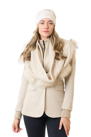 Furlux Blake Blazer in Vanilla Tweed