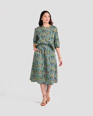 Poplin & Co Birdwatching Pullover Blouse