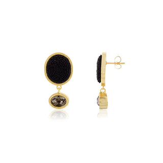 Akihi Ingrid Earrings in Black