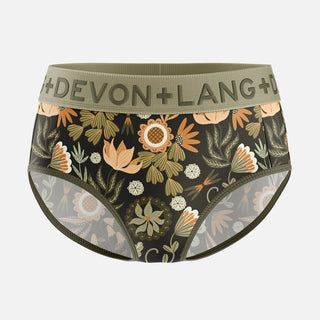 Devon + Lang Bria Bikini in Fall Floral