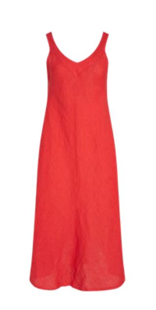 Astrid Linen Bias Dress