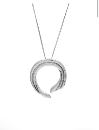 Sarah Mulder Hiatus Necklace in Rhodium
