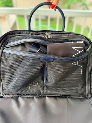 Lambert Amalfi Navy Nylon Travel Tote