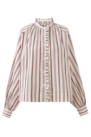 FRNCH Molly Striped Blouse