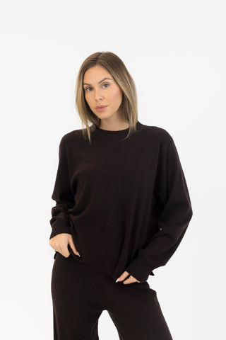 Lyla + Luxe Claret Pullover