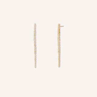 Victoria Emerson Linear Crystal Earring