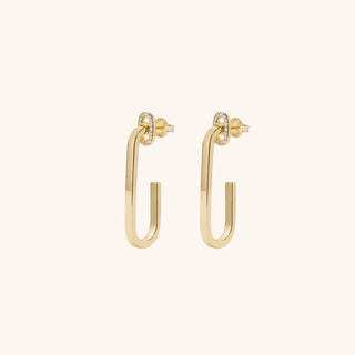 Victoria Emerson Revenge Moissanite Half Hoops