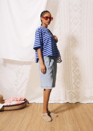 FRNCH Pasquale Striped Top
