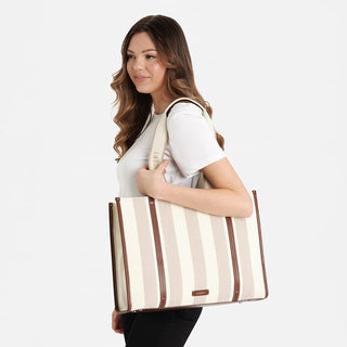 Lambert Erica Tote in Hazelnut Stripe