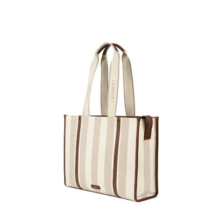 Lambert Erica Tote in Hazelnut Stripe