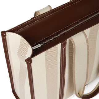 Lambert Erica Tote in Hazelnut Stripe