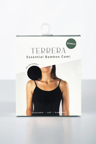Terrera Essential Black Bamboo Cami