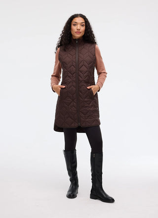 FIG Aria Long Quilted Vest
