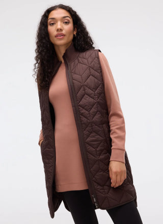 FIG Aria Long Quilted Vest