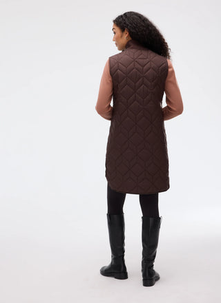 FIG Aria Long Quilted Vest