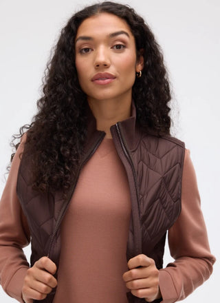 FIG Aria Long Quilted Vest