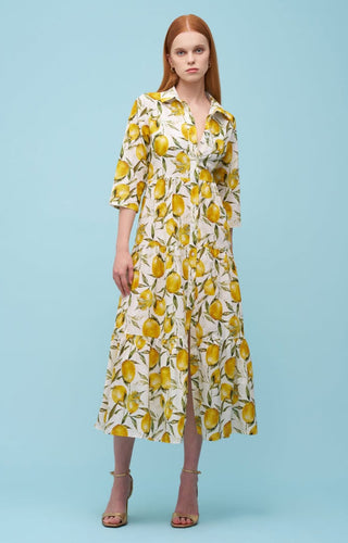 Astrid Molly Lemon Dress
