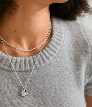 Pilgrim Declan 2-in-1 Silver Plated Necklace