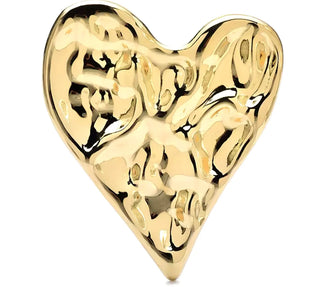 Sunbalm Jewellery Gold Heart Brooch