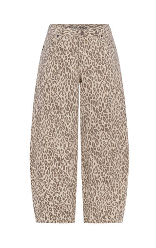 Yoga Denim "Cher" Malia Leopard Horseshoe Jean