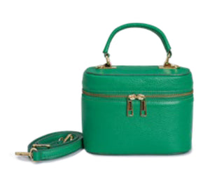 Astrid Cosmo Leather Bag in Green