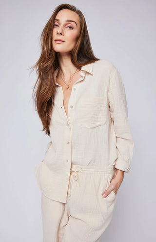 Gentle Fawn Sonia Button Down in Cream