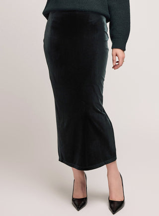 Gentle Fawn Wintergreen Dahlia Velvet Skirt