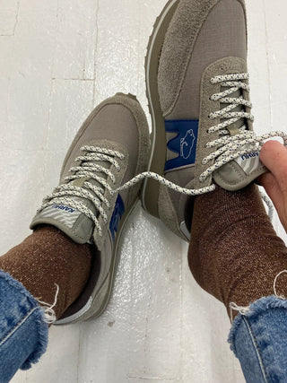 Unified Glitter Socks in Walnut
