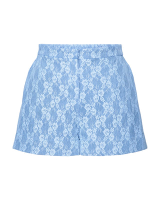 Hilary MacMillan Denim Lace Trouser Shorts