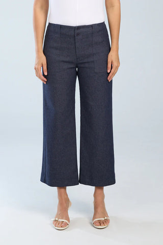 Beddome Stretch Denim Mid-Rise Wide Stretch Jean