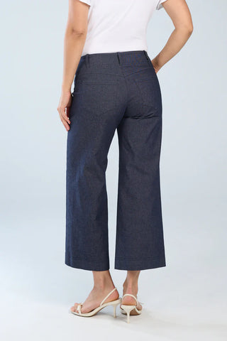 Beddome Stretch Denim Mid-Rise Wide Stretch Jean