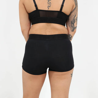 Devon + Lang Bria Boyshort in Black