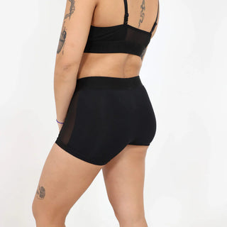 Devon + Lang Bria Boyshort in Black