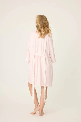 PJ Salvage Light Pink Leopard Robe
