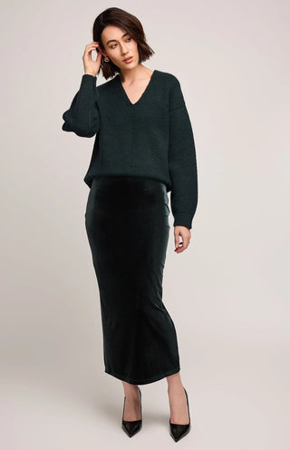 Gentle Fawn Wintergreen Dahlia Velvet Skirt