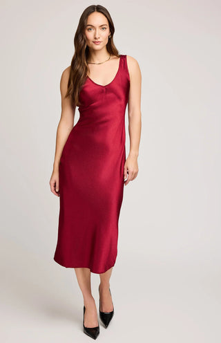 Gentle Fawn Astra Dress in Crimson